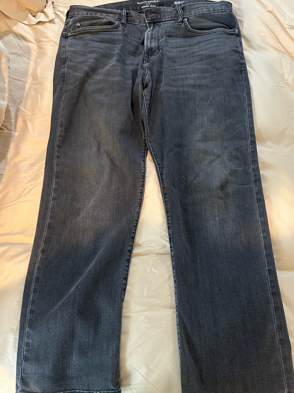 Banana Republic Men's Charcoal Straight Jeans